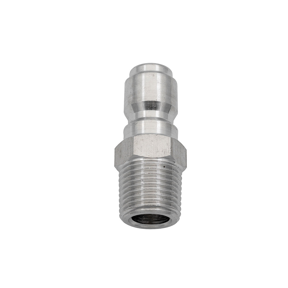 Raccord Automatique Mâle Insert x NPT Acier Inox.