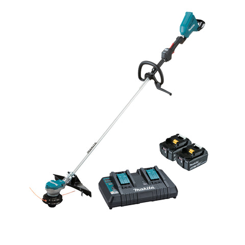 Coupe-Bordure Makita  Chargeur Double & 2 Piles 18V, 5A