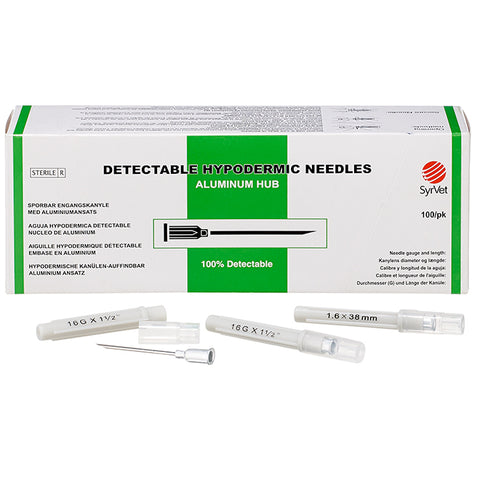 Aiguille Detectable Syrvet BT/100